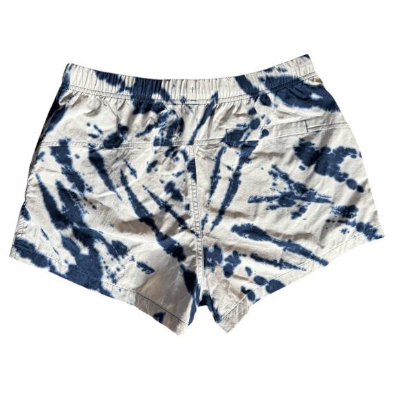 Mountain Hardwear Shorts Women's Medium Blue Ivory Tie Dye Chalkies Beach Swim - Picture 7 of 8